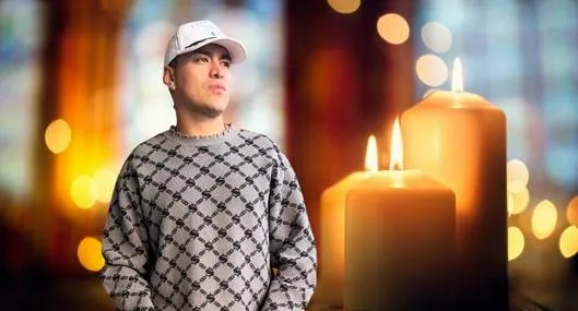 Velas en altar a Yeison Jiménez: solo 6 velas quedaron prendidas y especulan