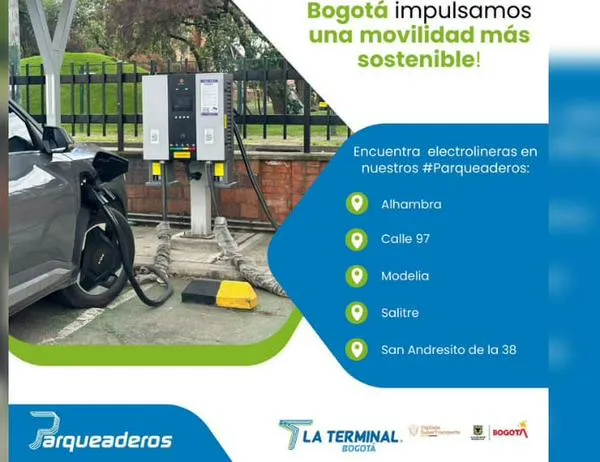 Terminal de Transporte ofrece carga para vehículos eléctricos con 70 minutos de parqueo gratis  