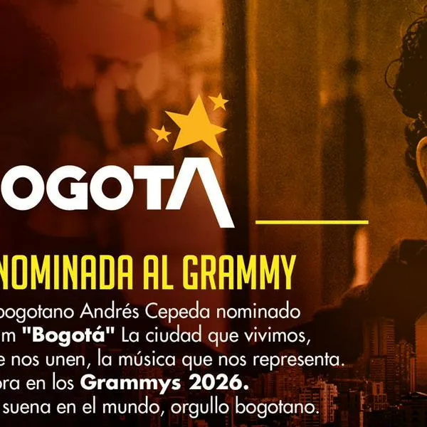 Bogotá está nominada con Andrés Cepeda en los Grammy 2026  