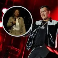  Luz Mery Galeano, madre del cantante Yeison Jiménez, le dedicó unas emotivas palabras durante el homenaje en el Movistar Arena.