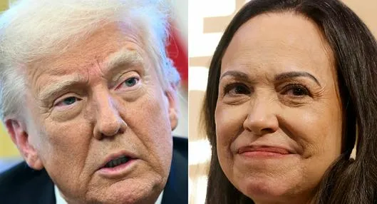 Donald Trump y Maria Corina Machado