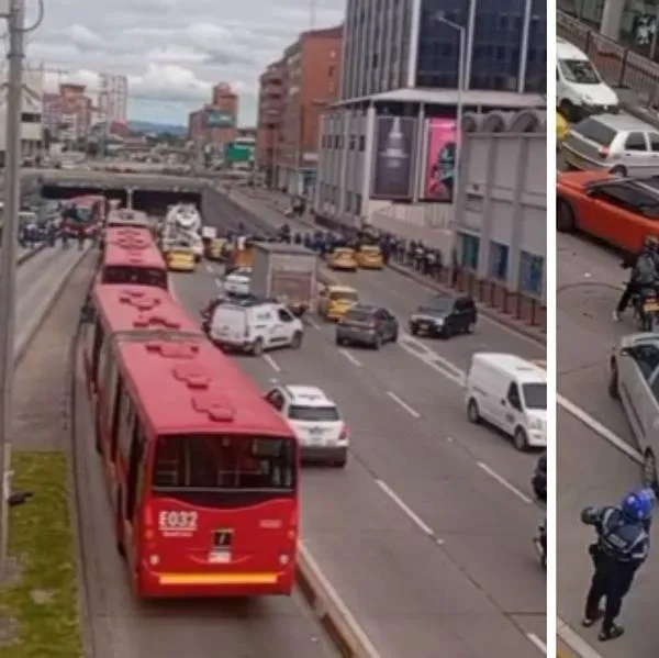 Cómo están trancones en Bogotá hoy: manifestaciones en la calle 26