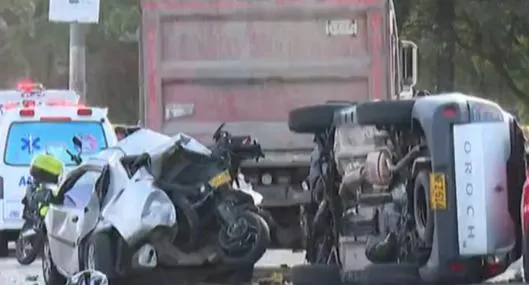 Accidente en Bogotá, que mató a 3 personas: revelan nombre del supuesto ladrón