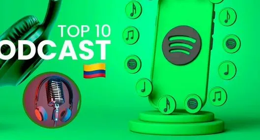 Los podcasts más sonados hoy en Spotify Colombia: terror, bienestar y conversaciones sin filtro dominan el ranking