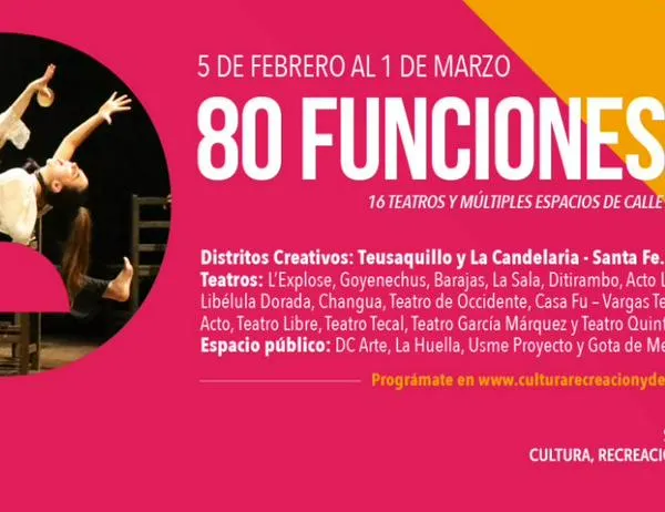 En febrero disfruta lo mejor del teatro con 'Ruta Teatro': recorridos en vivo con 80 funciones en Bogotá 