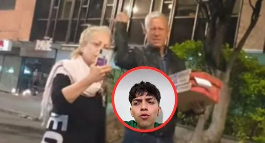 Apareció supuesto repartidor de pizza agredido por mujer en Bogotá: "Me dejó descolocado". La señora incluso le pateó la motocicleta. 