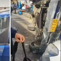 Accidente de tránsito en Bogotá dejó un muerto y tres heridos graves: video