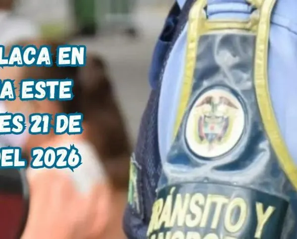 Pico y placa en Armenia (Quindío) este miércoles, 21 de enero del 2026