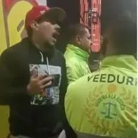 Concejal Fuchi protagonizó otro escándalo por pelea con policía en piques