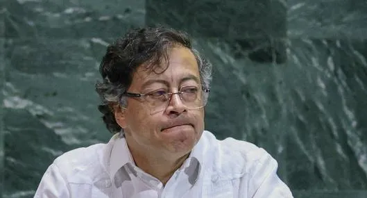 Colombian president Gustavo Petro speaks during the General Debate of the United Nations General Assembly at the UN headquarters in New York City on September 23, 2025. Colombia's President Gustavo Petro called at the UN General Assembly Tuesday for a "criminal process" to be opened against counterpart Donald Trump for US strikes on alleged drug trafficking boats in the Caribbean. (Photo by Leonardo MUNOZ / AFP)
