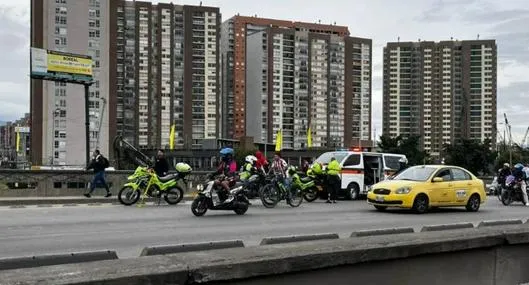 Joven se lanzó del puente de la avenida Américas con 68 (Bogotá): es la segunda vez que lo intenta y ahora recibirá apoyo psicológico. 
