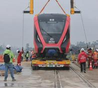 Quinto tren del metro de Bogotá llegó al patio taller de Bosa: aquí las fotos