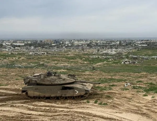 Franja de Gaza: un día con el ejército israelí entre las ruinas