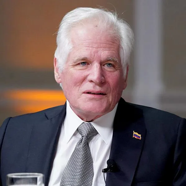 NEW YORK, NEW YORK - SEPTEMBER 22: Miguel Uribe Londoño, Columbian political leader, speaks onstage during the 2025 Concordia Annual Summit at Sheraton New York Times Square on September 22, 2025 in New York City.  (Photo by Leigh Vogel/Getty Images for Concordia Annual Summit)