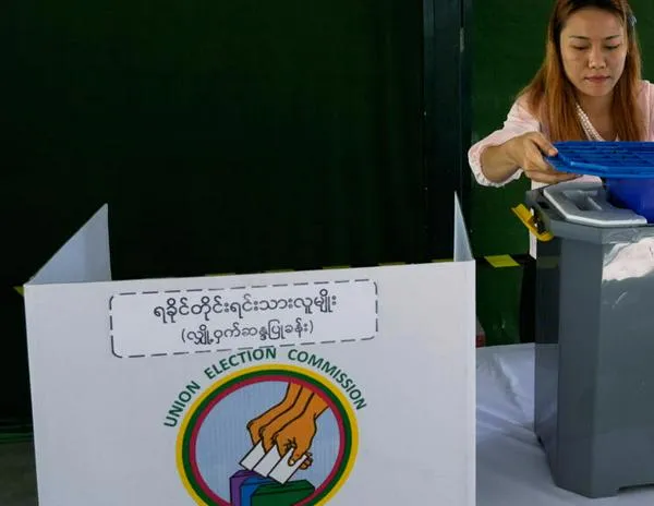 Comienzan tercera fase de elecciones que consolidan poder militar en Myanmar