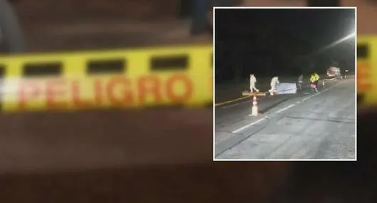 Grave accidente en autopista Norte, Bogotá, deja una persona muerta