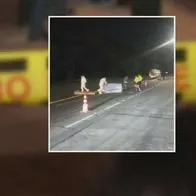 Grave accidente en autopista Norte, Bogotá, deja una persona muerta