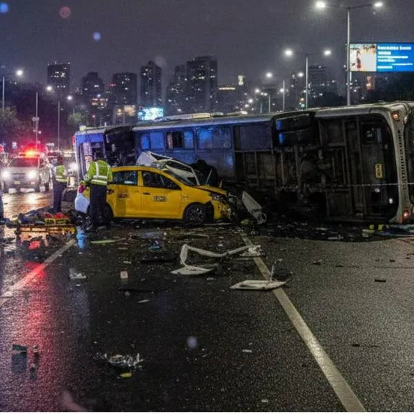 Accidente hoy en el coliseo MedPlus en la calle 80 Bogotá: murió un ciclista 