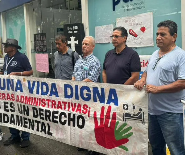 Usuarios de la Nueva EPS realizaron plantón nacional: ¿Cuál es la razón?