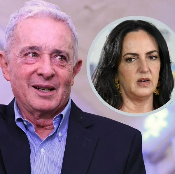 Álvaro Uribe en el Gran San de Bogotá ignoró preguntas sobre renuncia de María Fernanda Cabal y fue a hacerle campaña a Paloma Valencia.