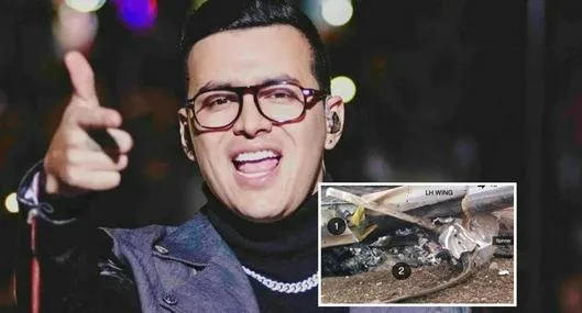 Fotos de cómo quedó la avioneta de Yeison Jiménez luego del accidente