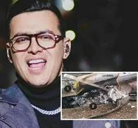 Fotos de cómo quedó la avioneta de Yeison Jiménez luego del accidente