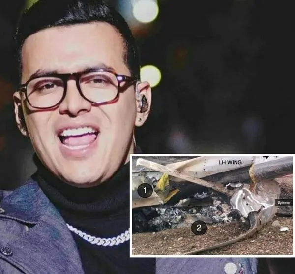 Fotos de cómo quedó la avioneta de Yeison Jiménez luego del accidente
