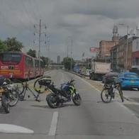 Registran dos graves accidentes de tránsito en Bogotá: motociclistas murieron