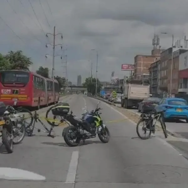 Registran dos graves accidentes de tránsito en Bogotá: motociclistas murieron