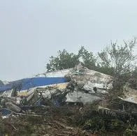 Así quedó la avioneta de Satena que se estrelló en Norte de Santander. No hubo sobrevivientes