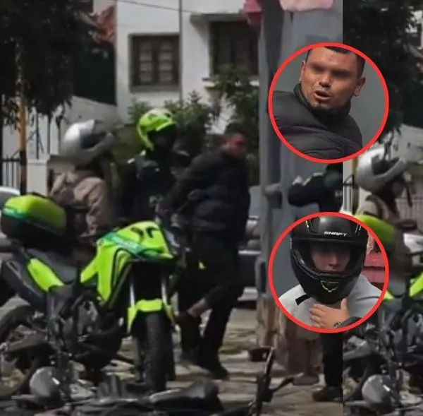 Robo en el centro internacional de Bogotá terminó en persecución y accidente