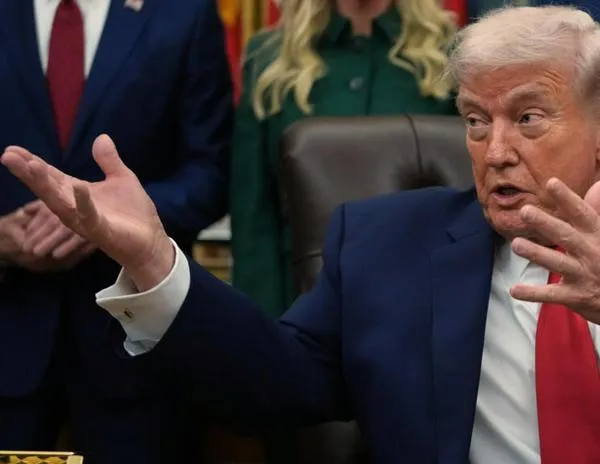 Trump asegura que espera no tener que usar la fuerza contra el régimen iraní