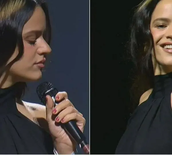 Video de la sorpresiva aparición de Rosalía en concierto a favor de Palestina