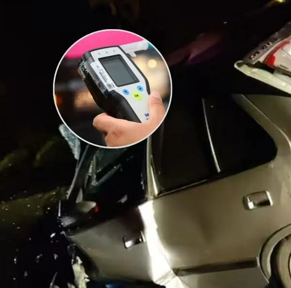 Conductor ebrio arrolló a motociclistas y dejó una joven muerte y 9 heridos