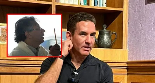 David Vélez y Gustavo Petro 