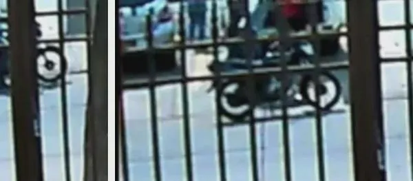 Cámara de seguridad grabó momento exacto en que robaron a una familia en Valledupar