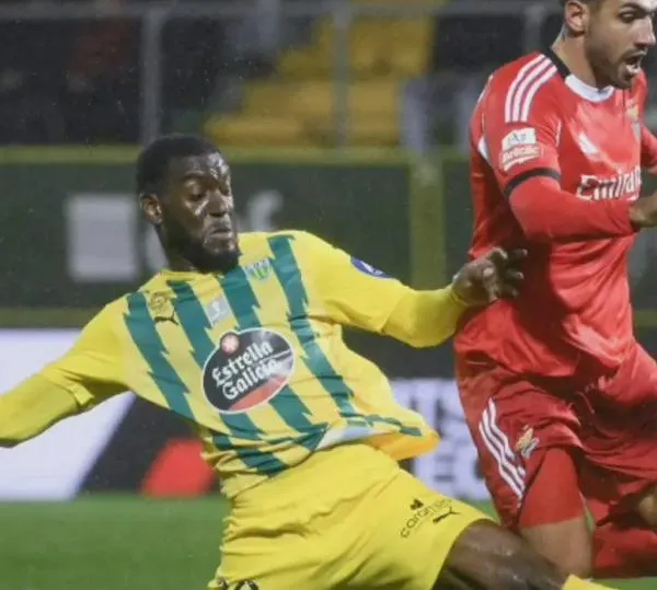 Brayan Medina, el colombiano que fue figura con el Tondela en el 0-0 contra Benfica