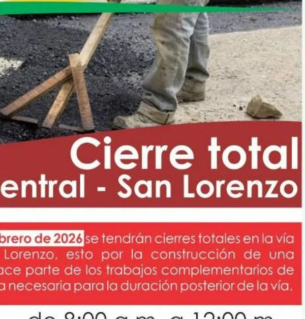 En un municipio: cierre total de la vía, y en el otro: preocupación por diez acacias y una araucaria