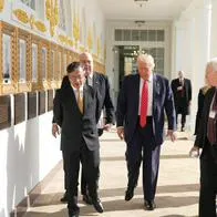 Objeto que le vieron a embajador de Colombia en EE. UU. y hace alusión a Trump