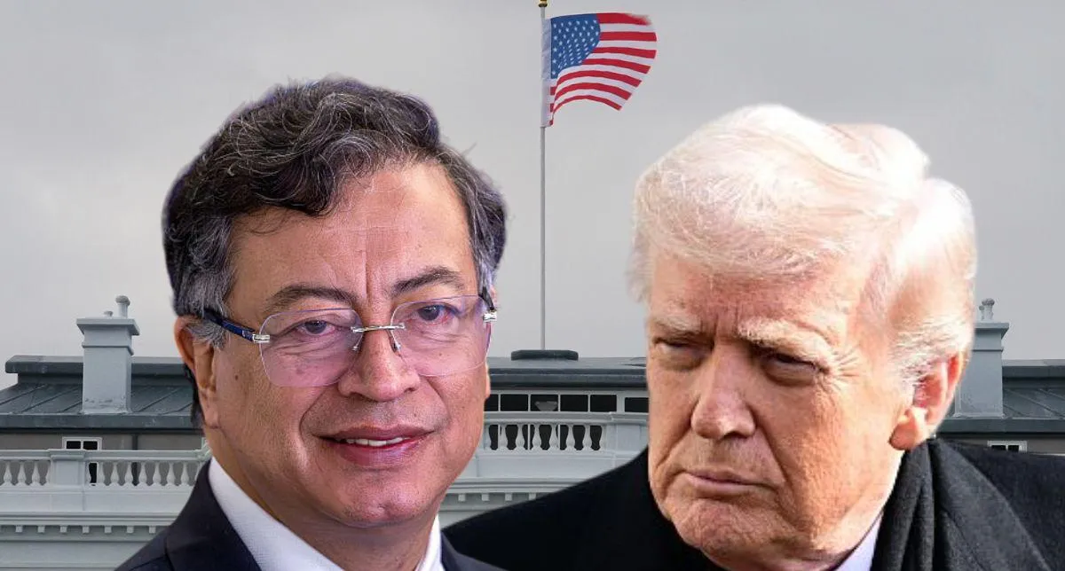 Presidente Gustavo Petro elogió cambio que hizo Donald Trump en la Casa Blanca