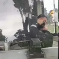 Así fue la agresión contra un conductor del SITP en Bogotá