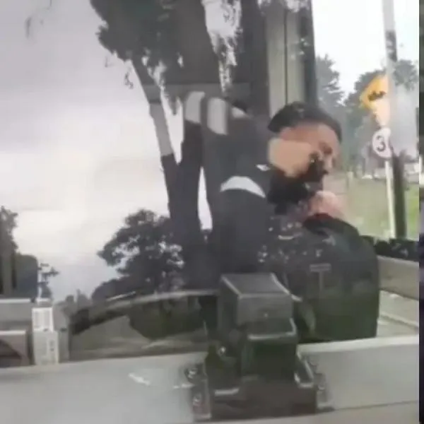 Así fue la agresión contra un conductor del SITP en Bogotá