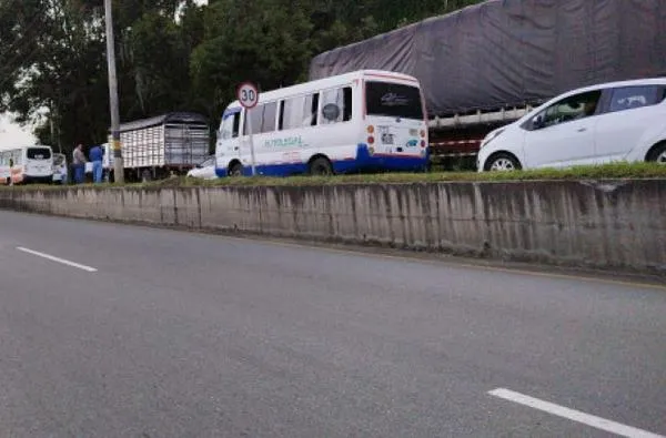 Motociclista perdió la vida en accidente en la Panamericana, en Manizales 