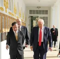 Petro y Trump intercambiaron números en Casa Blanca: contacto directo