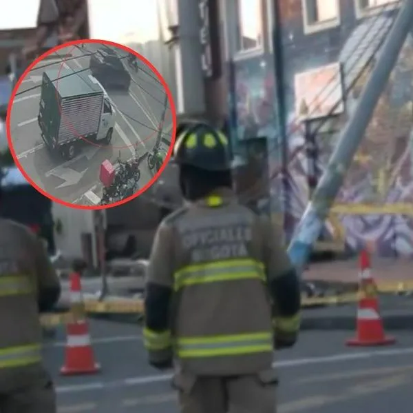 Así quedó el lugar donde ocurrió un accidente en Chapinero, Bogotá