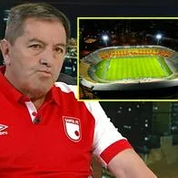 Eduardo Méndez reveló cuánto paga Santa Fe por jugar en El Campín y a Sencia