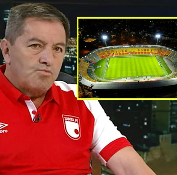 Eduardo Méndez reveló cuánto paga Santa Fe por jugar en El Campín y a Sencia