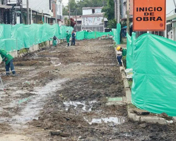 Invierten $538 millones en la pavimentación de vía en un barrio de esta capital del Eje Cafetero