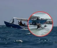 Mujer que cayó de lancha en San Andrés quedó en grave estado: video impresiona