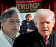 Gobierno colombiano llevó libro que Trump le firmó al presidente Petro